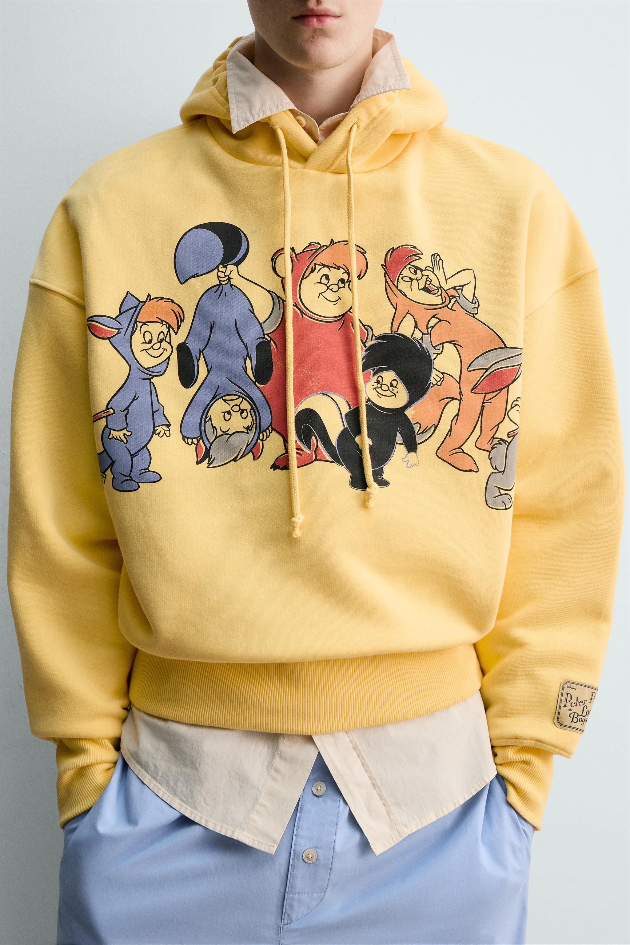 PETER PAN LOST BOYS hoodie HARRY LAMBERT FOR ZARA X DISNEY SWEATSHIRT